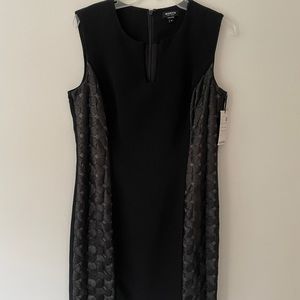 Worth Black Sleeveless Dress Work Cocktail 10